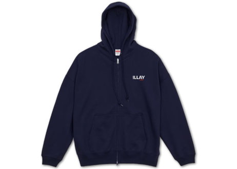 Rey デザイン　ILLAY 秋冬新作　パーカー紺　 ナスカ　サイズ　M 　 L　 XL