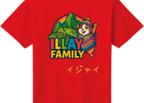 ILLAYFamilyＴシャツ　赤　Lサイズ