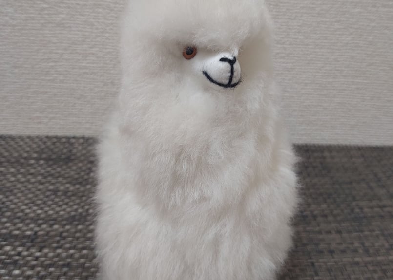 ベビーアルパカ人形🦙白色🦙 | 南米音楽ILLAY（イジャイ）official