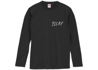 Rey デザイン　ILLAY 秋冬新作　ロンT 黒　サイズ　M 　 L　 XL