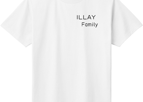 ILLAYFamilyＴシャツ 白　M　Lサイズ