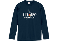Rey デザイン　ILLAY 秋冬新作　ロンT紺　 ナスカ　サイズ　M 　 L　 XL