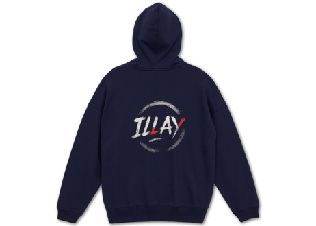 Rey デザイン　ILLAY 秋冬新作　パーカー紺　 　サイズ　M 　 L　 XL