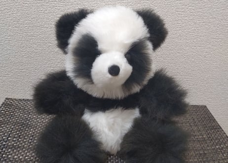 ベビーアルパカ100%パンダ人形🐼