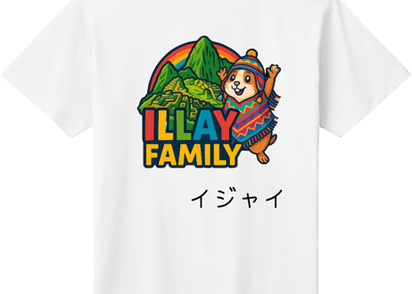 ILLAYFamilyＴシャツ 白　M　Lサイズ