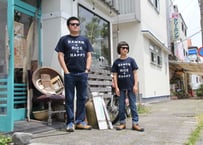 ☆特典付き☆「RAMEN+RICE=HAPPY」プロトタイプTシャツ(ネイビー)