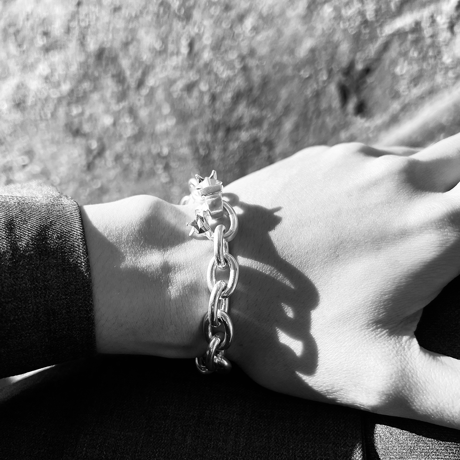 Wolf Chain Bracelet - b0010　【次回販売 7月24日(金)20時から】