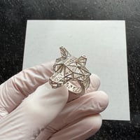 Wolf Mesh Ring