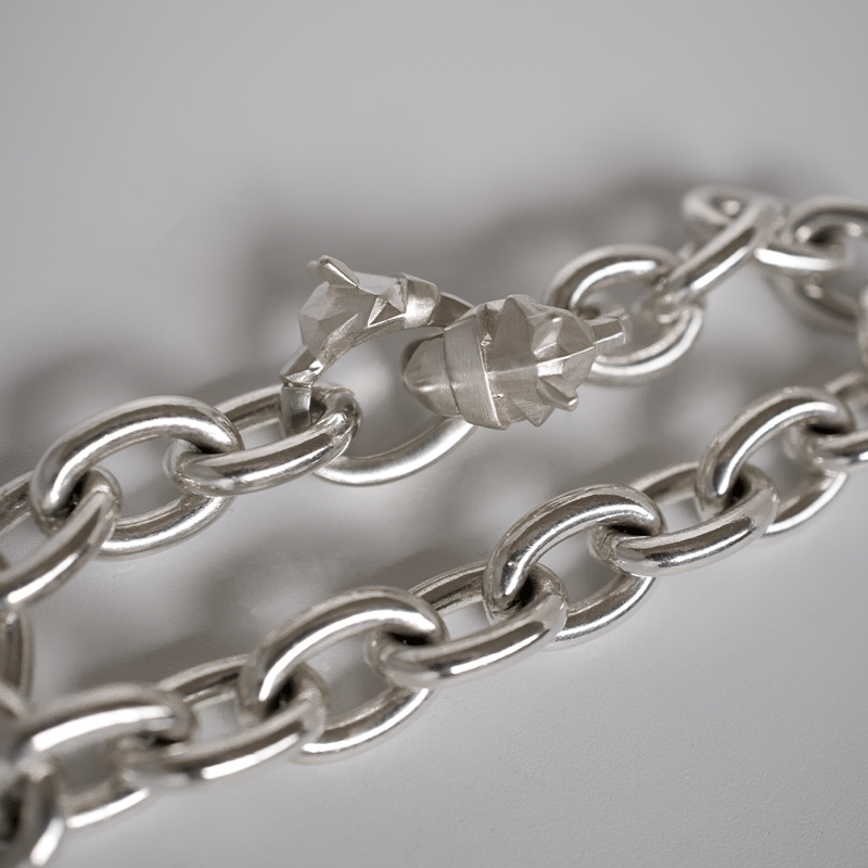 Wolf Chain Bracelet - b0010 【次回販売】1月1日(木)〜1月3日(