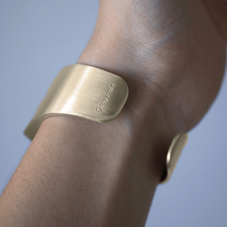 Edge Bangle - b0008 Brass