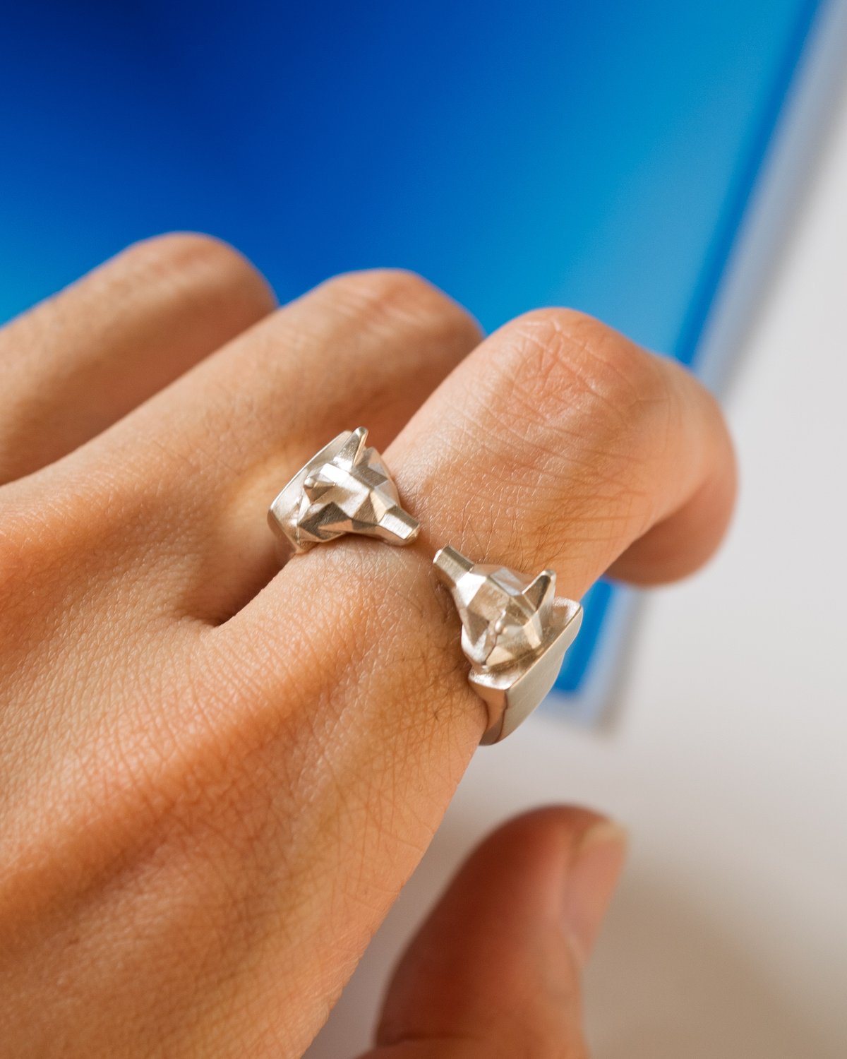 Wolf Face Ring - r0031 （次回販売はInstagram・LINEにて告知