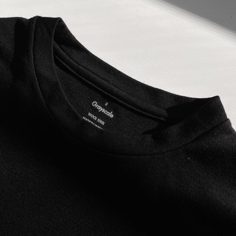 ウール ロングスリーブ Tシャツ | Grayscale ウール ロングスリーブ Tシャツ | Grayscale