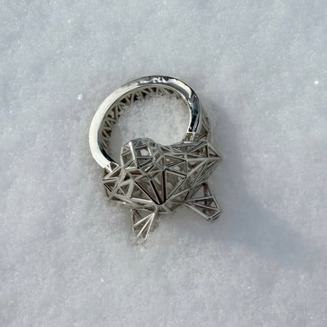 Wolf Mesh Ring