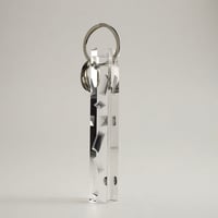 Facet Monochrome Keyring