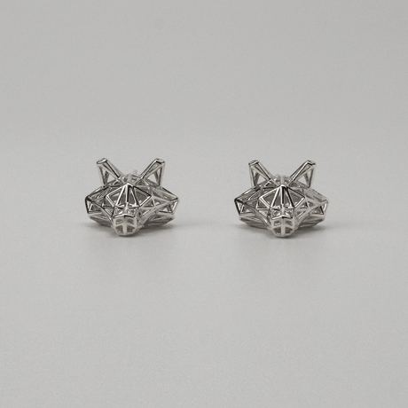 Wolf mesh earring　【次回販売 7月24日(金)20時から】