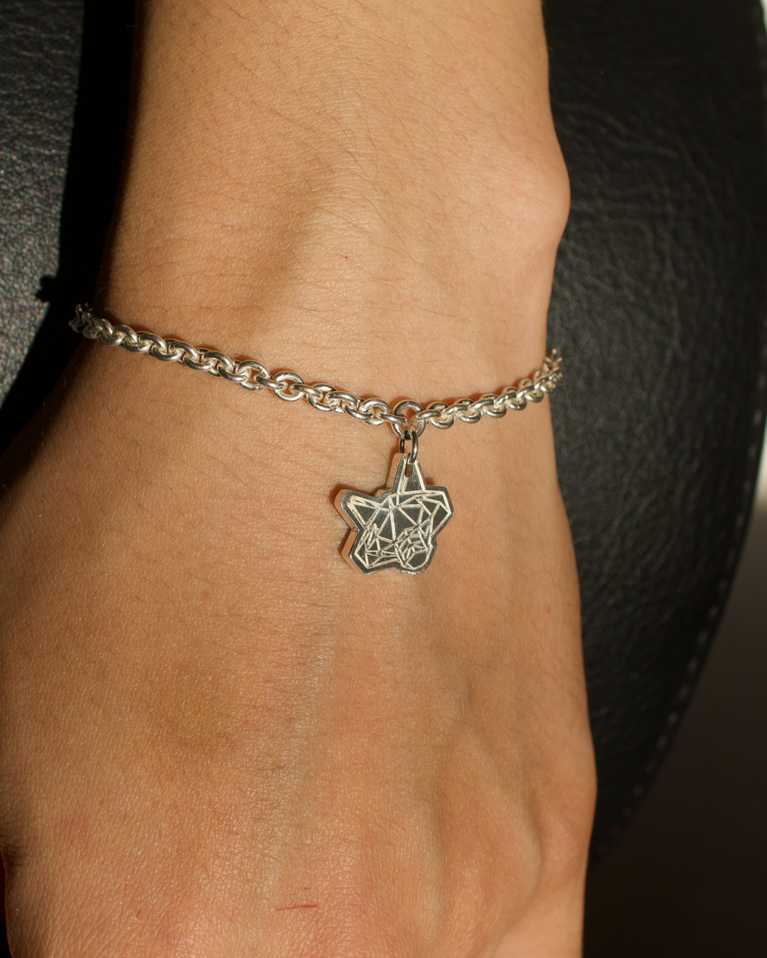 Wolf Plate Bracelet - b0009 【次回販売】10月31日から | Gr