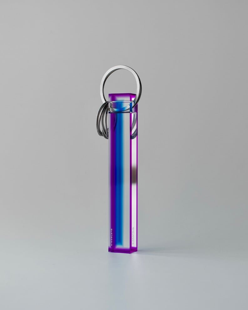 todayful キーリング Amazon.co.jp: [EZSelect] キーホルダー 革 キーリング 外開き