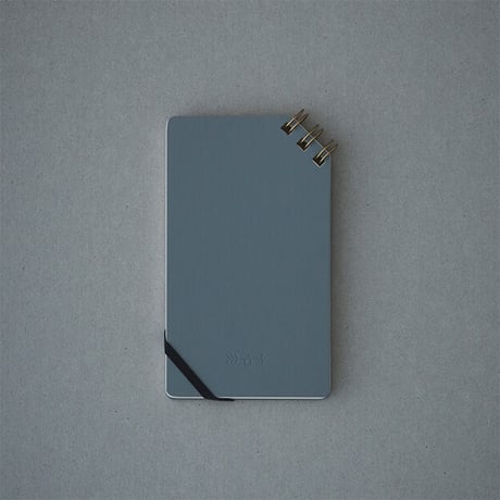 ななめリングメモ　グレー