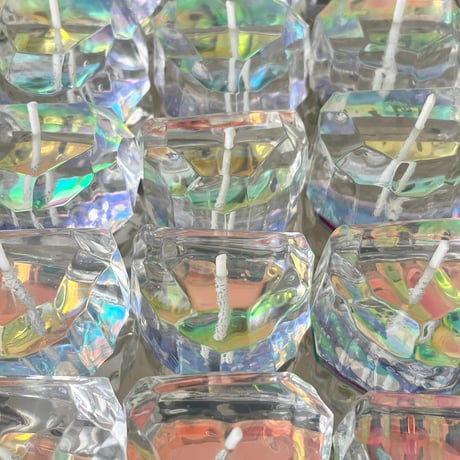 aurora clear candle 5個入