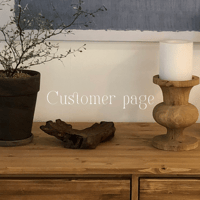 Customer page　-お客様専用
