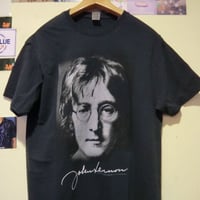 LEN102-AT JOHN LENNON SKETCH MENS T-SH VTG W