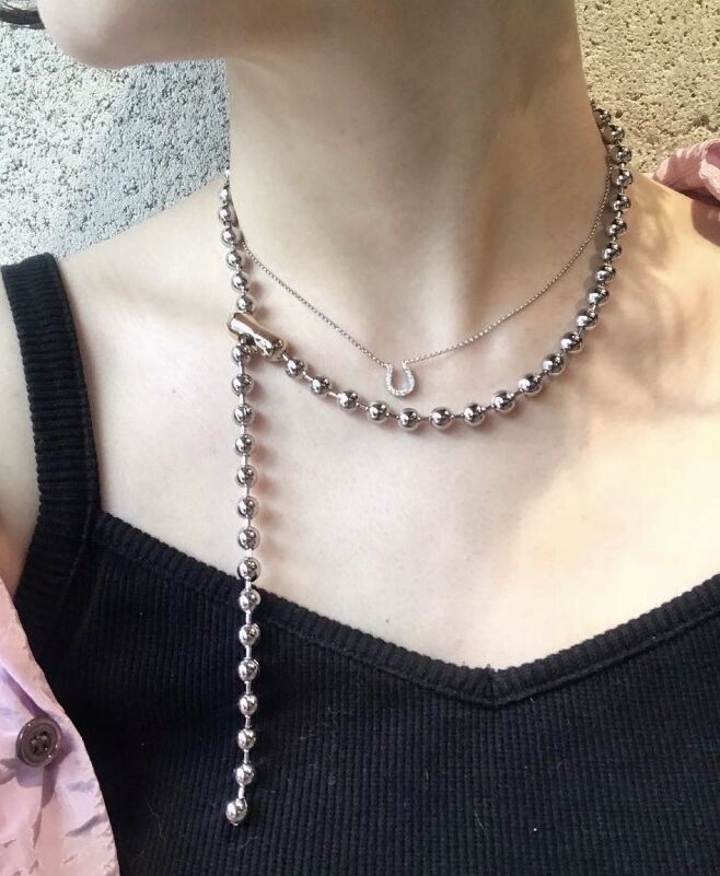 ボールチェーンネックレス | Lara&Heart