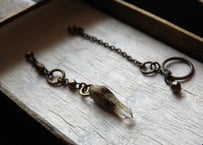 【箱付/水晶の実】揺らめくピアス