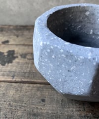 【POT】 Polyhedron POT / Gray (Φ14cm)