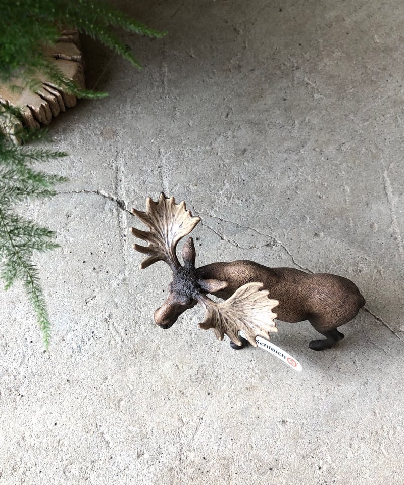 schleich シュライヒ フィギュア 動物 ワシミミズク ヘラジカ Schleich ヘラジカ | ¨MONKEY TREE¨ by SABOTEN MISSILE