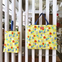 レッスンバック＆上履き入 お家イエロー