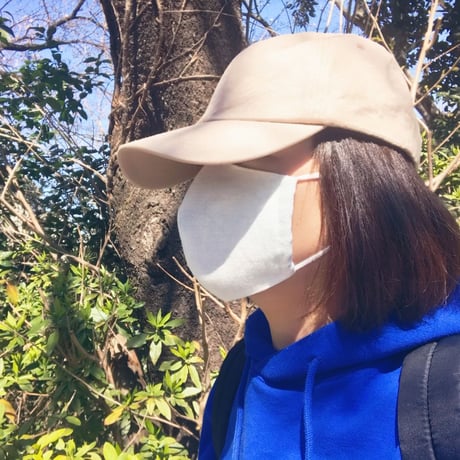グリーンチェックマスク