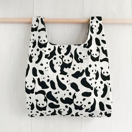 北欧パンダ  たためるショップバック