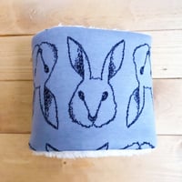 うさぎアッシュ×ベージュボア ネックウォーマー