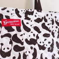 パンダBigキルトトートバック保育園バック