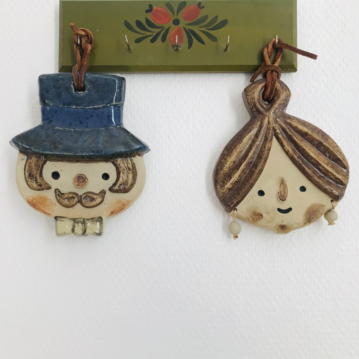 Willi Fischer / ウィリーフィッシャー】紳士と淑女の 陶板セット《Ego