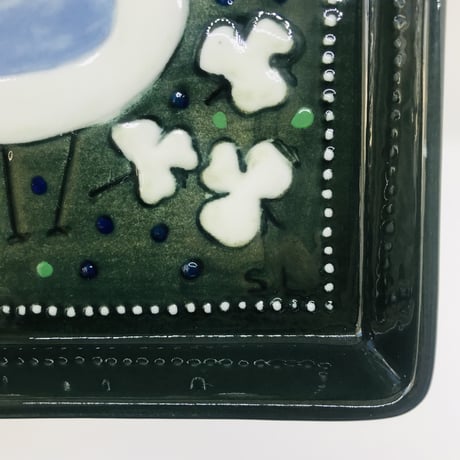 【Sylvia leuchovius 】鳥の絵皿陶板３《Rörstrand》