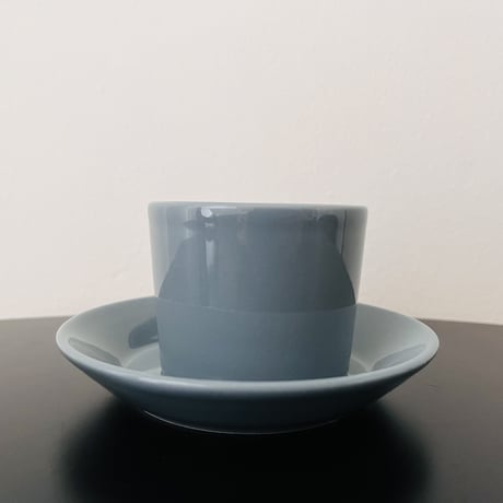 《ARABIA》Teema コーヒーカップ＆ソーサー　 グレー【廃盤色】②