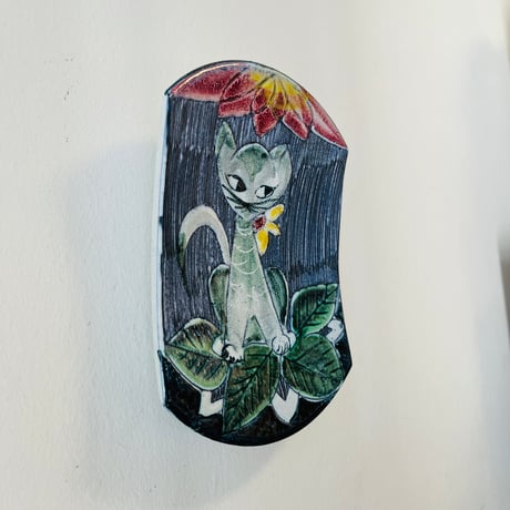 《Tilgmans Keramik》猫の陶板