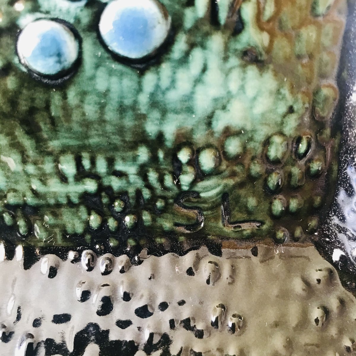 Sylvia leuchovius 】4羽の鳥の絵皿陶板《Rörstrand》 | suga