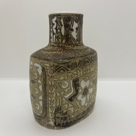 《Royal Copenhagen》  Baca フラワーベース　【Nils Thorsson】