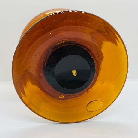 【Erik Hoglund / エリックホグラン】アンバー　トロフィー型ベース H15cm《Boda》-L