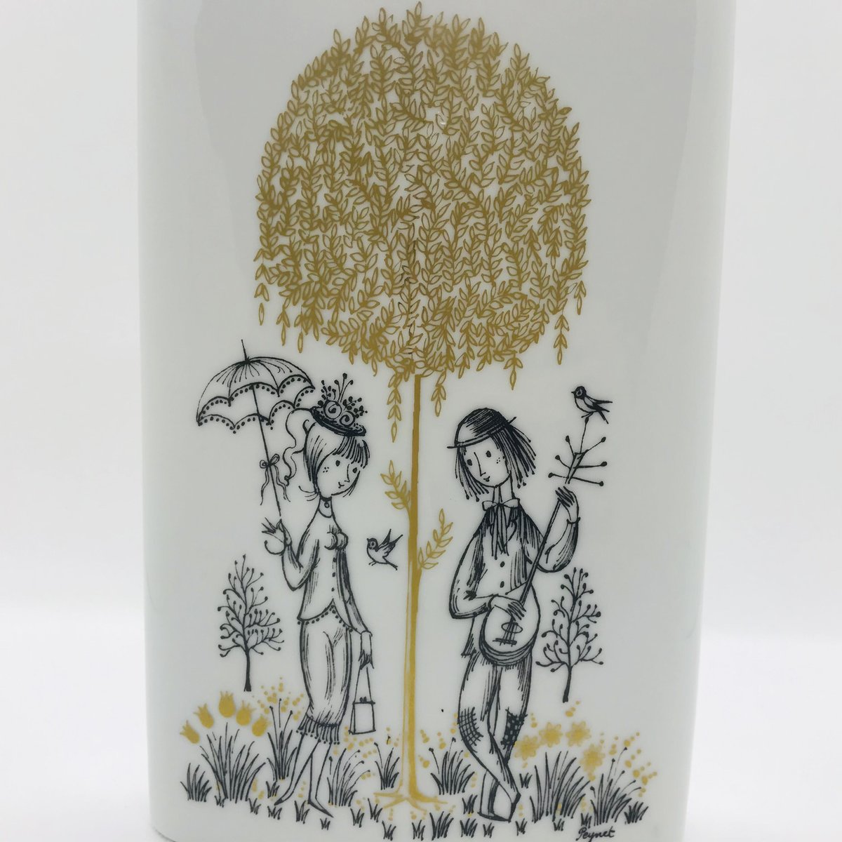 レイモン・ペイネ　Raymond Peynet　 花瓶 　陶器　花器 Rosenthal】花瓶《Raymond Peynet》 | sugallery