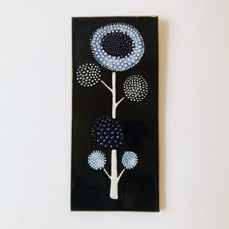 ☆ご予約品☆【Sylvia leuchovius 】お花の陶板《Rörstrand》