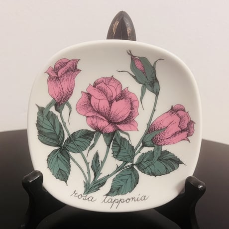《ARABIA》Botanica　ピンクローズ（Rosa Lapponia)【Esteri Tomula】