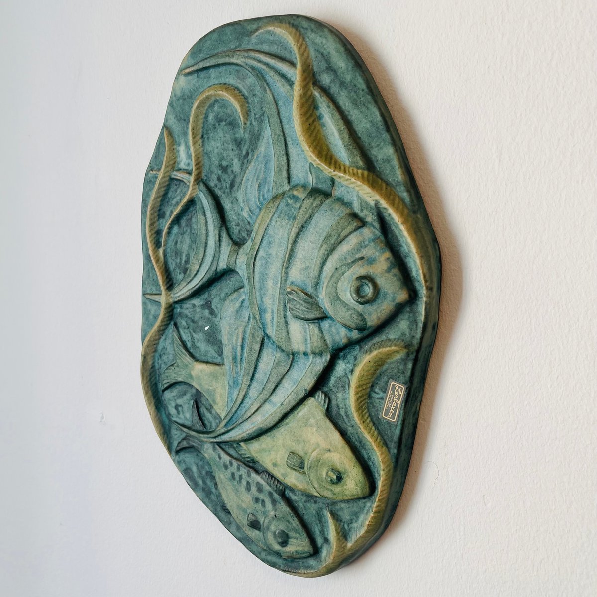 Irma Yourstone イルマ・ユアストン カボチャの陶板 レア＊ Irma Yourstone / イルマ・ユアストン カボチャの陶板