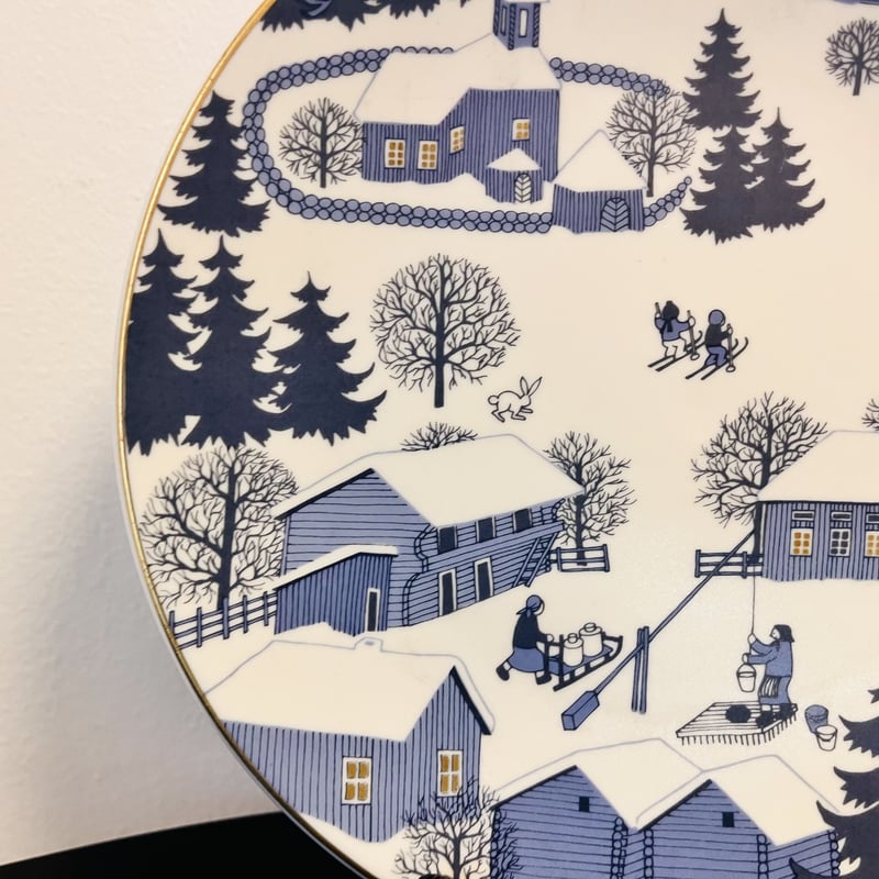 ARABIA》クリスマスイヤープレート 1981年 【Raija Uosikkinen】