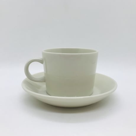 《ARABIA》Teema コーヒーカップ＆ソーサー　ホワイト　ARABIA　TEEMA