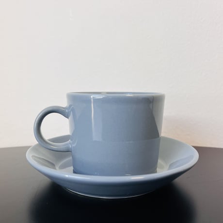 《ARABIA》Teema コーヒーカップ＆ソーサー　 グレー【廃盤色】①