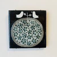 【Sylvia leuchovius 】鳥と果実の陶板《Rörstrand》