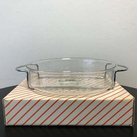 【Signe Persspon-Melin/シグネペーションメリン】箱付き！ホルダー付き耐熱ボウル　H5.5cm  ×  Φ25cm《Boda Nova》